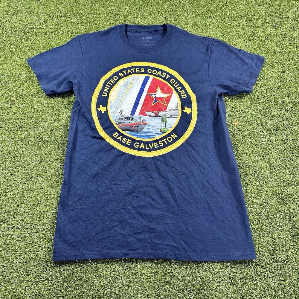 COAST GUARD STATION GALVESTON SHIRT Size S NWOT SOFFE